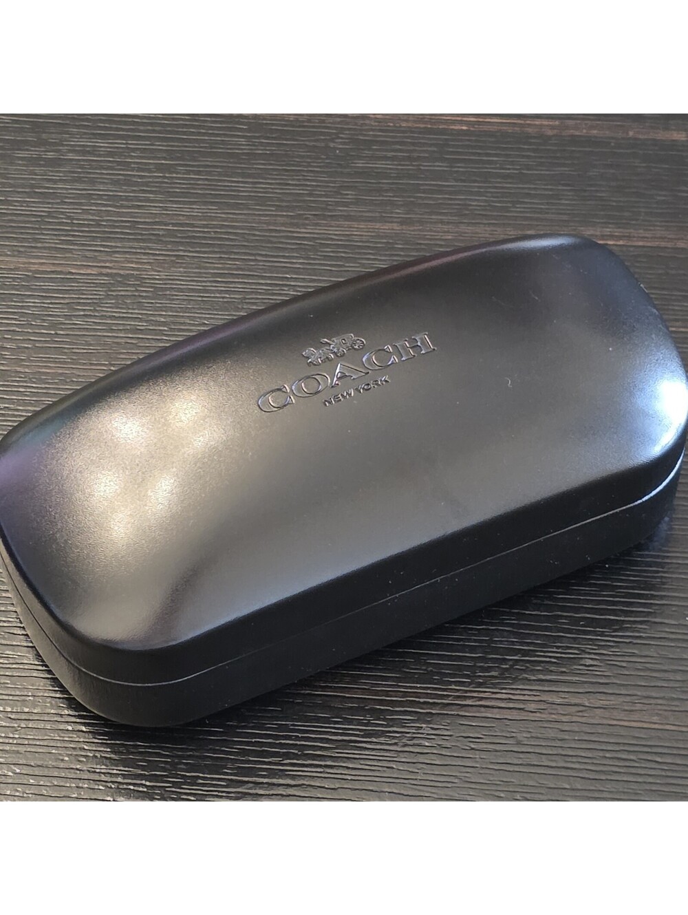 Coach New York Black Hard Shell Eyeglasses Sunglasses Case VGC